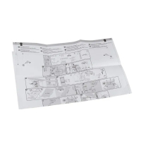 Шаблон по монтажу фасада двери 140040339131 для посудомоечной машины Electrolux