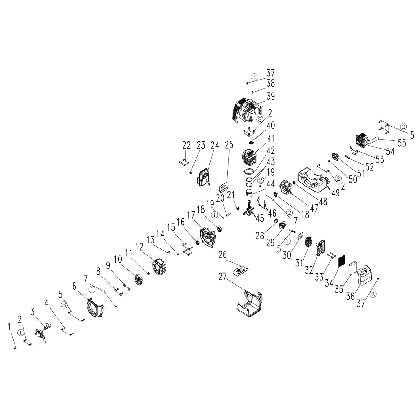 Мотобур (бензобур) со шнеком МБ2-250 Н