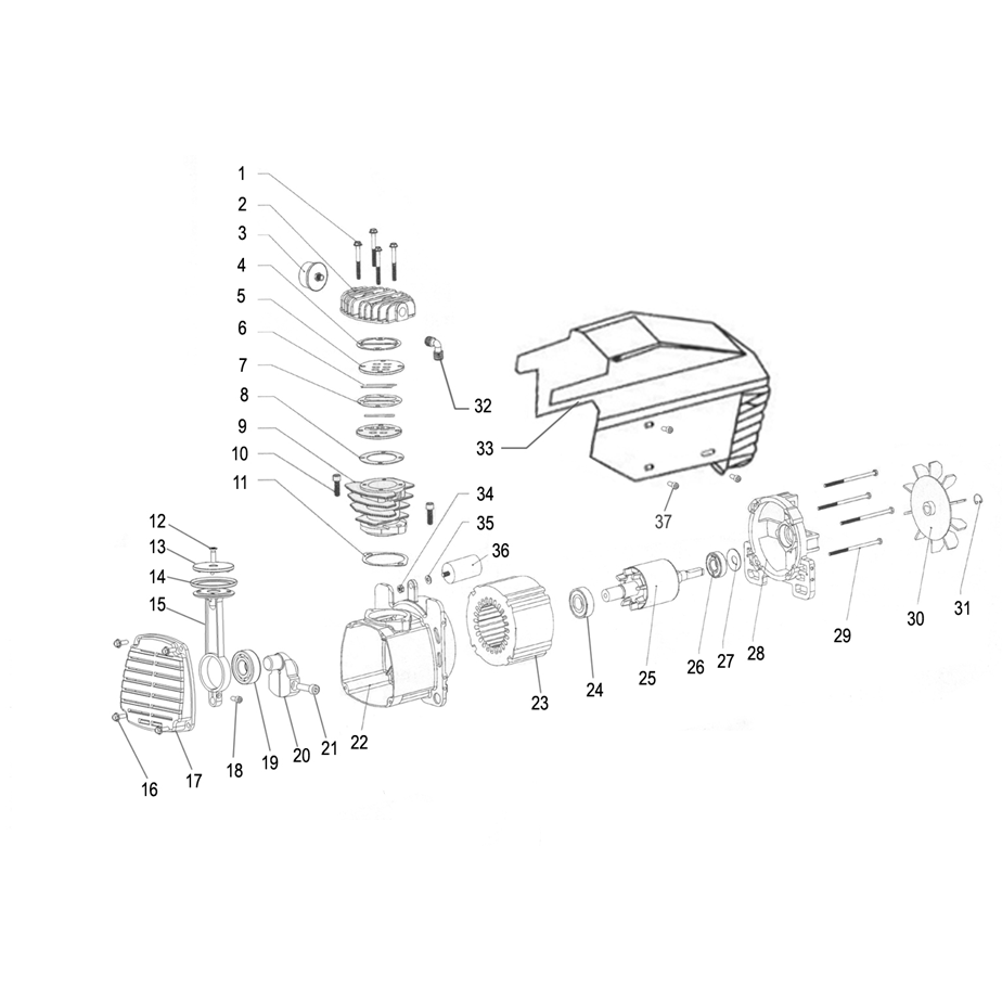 Компрессор воздушный КП-200-24 Н6