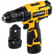 Дрель-шуруповерт, 2 АКБ (2 Ач), в кейсе CD-120-2