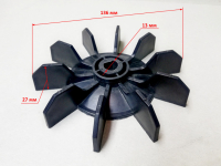 Вентилятор для КМП-210/10(13) SEW, 230/24, 300/50(37), 240/50(29) JST, КМП-185,210/10