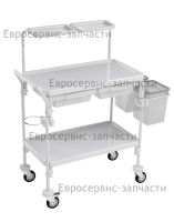 НОВИНКА! Тележка  медицинская инструментальная ТИ-2- ВШ-01-"КРОНТ"-1    с принадлежностями